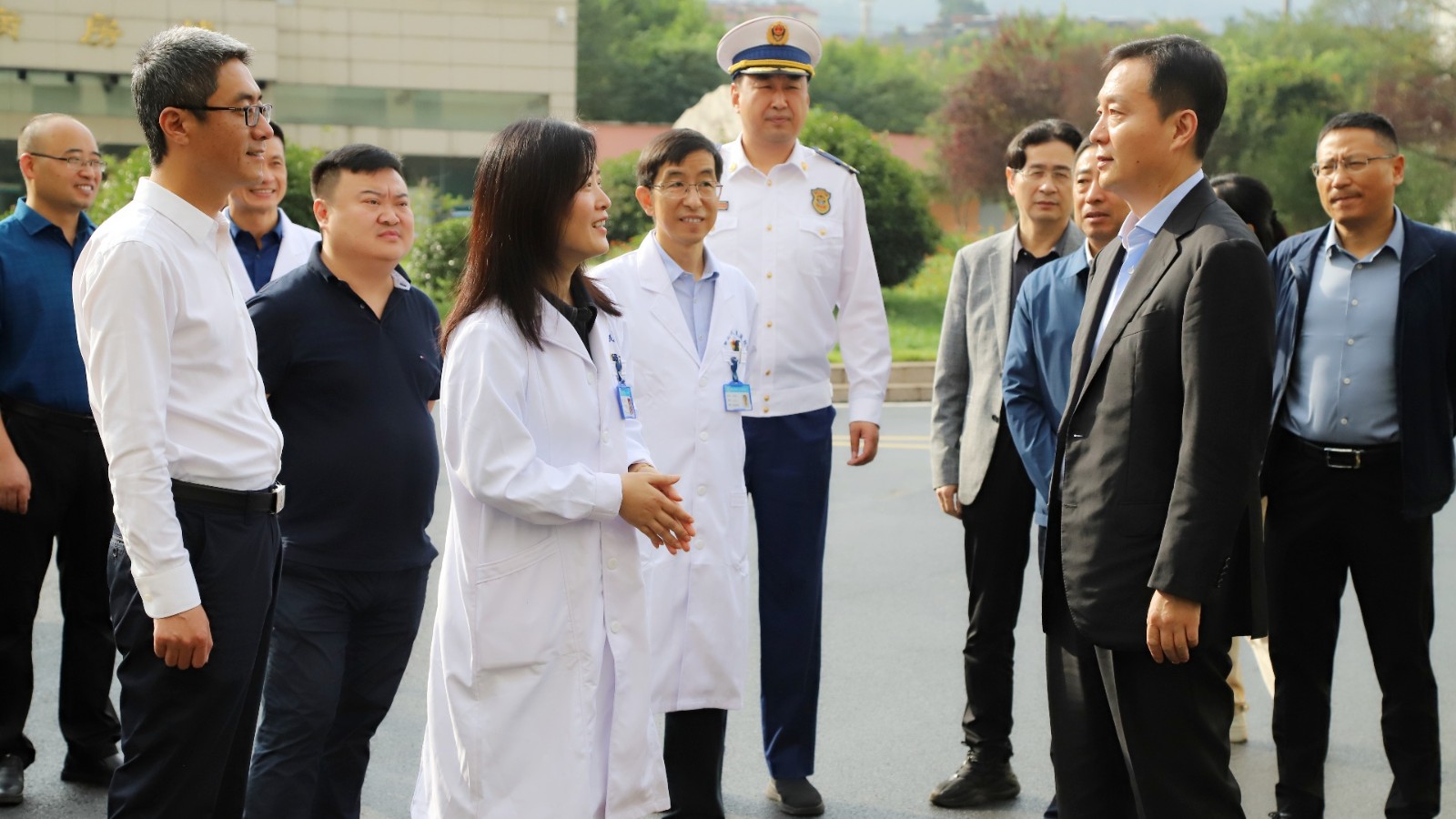 市委副书记、市长孔涛督导市第三人民医院安全生产工作